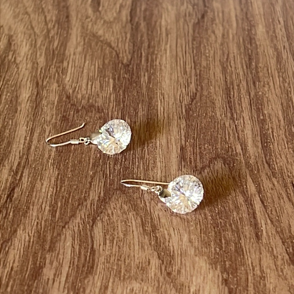 Elegant CZ Drop Earrings